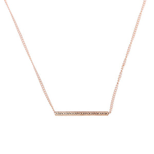 Gold Balance Bar Necklace