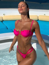 Load image into Gallery viewer, Pre-Order Pink Tulip Bikini