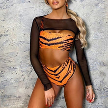 Load image into Gallery viewer, Pre-Order &quot;Tigger Mesh 3 Piece Swimwear&quot;